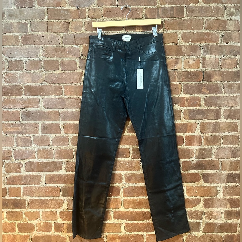 Coated black pants - L’AGENCE